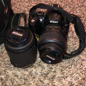 Nikon d5000 with 55-200 additional lense